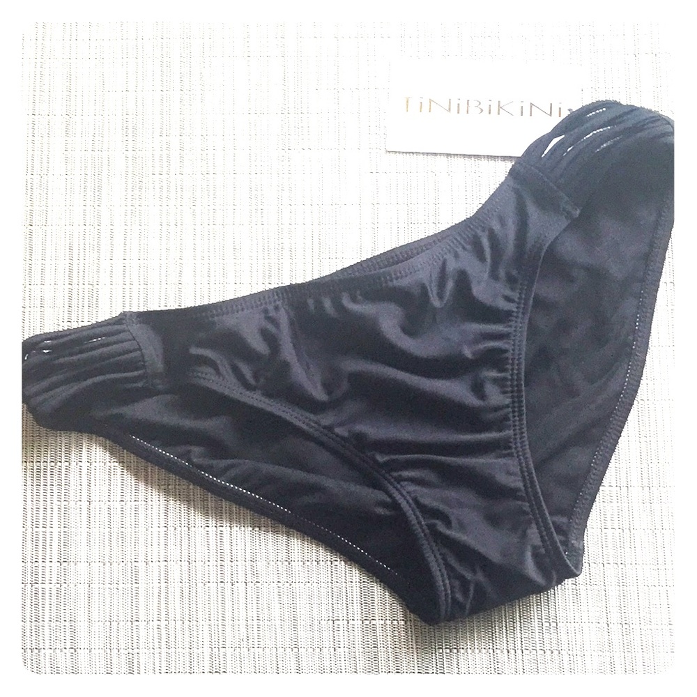 Black bikini bottoms by TiNiBiKiNi – NWT!!